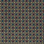 Puuvillapopliini - Ornamentit Navy-kulta