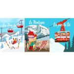 Canvas Panel - Aprés Ski Multicolor