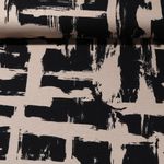 Viskosejersey - Labyrinth Sand