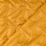 Quiltet Jakke Stof - Præget Doubleface Gul