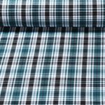 Hosenstoff - Bengaline Schottenkaro Petrol