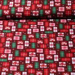 Baumwoll-Popeline - Geschenke Bordeaux