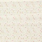 Bavlněný popelín - Vánoční stromek zlatý bílý