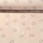 Stretchfrottee - Krabben Sand 