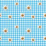 Tecido de Carnaval – Edelweiss Xadrez Azul e Branco