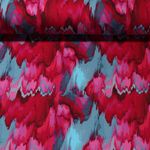 Sommersweat - French Terry Digitaldruck Farbverlauf Pink