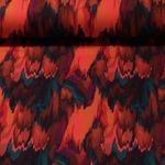 Sommersweat - French Terry Digitaldruck Farbverlauf Orange