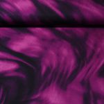 Viskose Twill - Wolken Abstrakt Lila