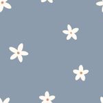 Tyg för regnjacka - Aqua Protect digitaltryck små blommor blå