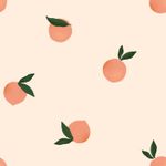 Regnjackstyg - Aqua Protect digitaltryck frukt ljusorange