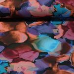 Sweat d&#039;été - French Terry Imp. Digitale Encres colorées Marron