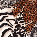 Romanit-Jersey - Safari Djurmix Svart och Brun