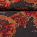 Viskose-Krepp - Batik Dunkelbraun