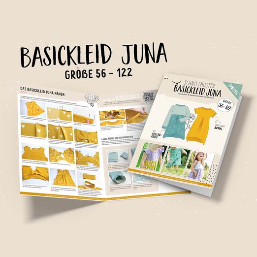 Basickleid Juna klein - Papier-Schnittmuster