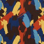 Viscosa - Abstracto Stone Washed Azul