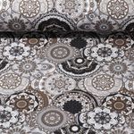 Sweat - French Terry Mandala Grau Angeraut