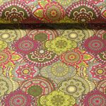 Sweat - French Terry Mandala Grün Angeraut