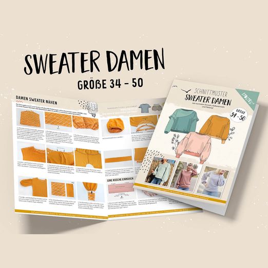 Sweater Damen - Papier-Schnittmuster