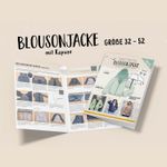 Blouson mit Kapuze - Papier-Schnittmuster-0