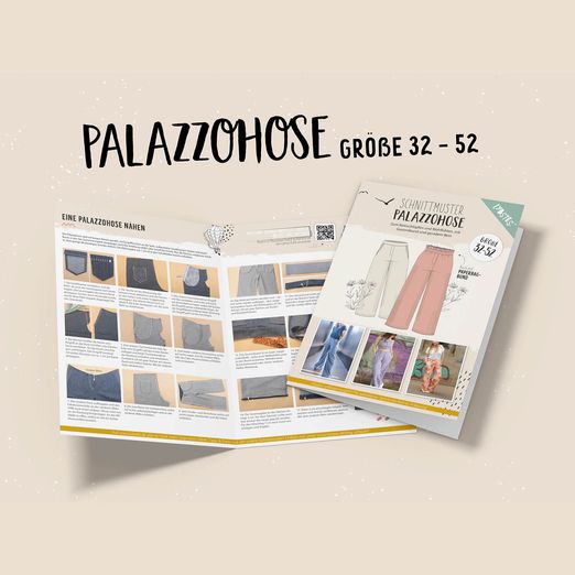 Palazzohose - Papier-Schnittmuster