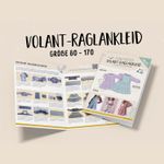 Volant Raglankleid - Papier-Schnittmuster-0