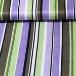 Satin - Streifen Violet Vert