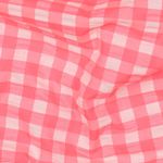 Seersucker - Xadrez Rosa Neon Grande