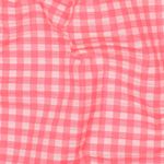 Seersucker - Pequeno Xadrez Rosa Neon