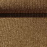 Strickjersey - Gerippt Nougatbraun Melange