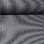 Strickjersey - Gerippt Grau
