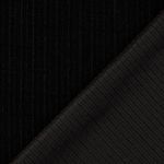 Sweat en maille - Chenille côtelé noir