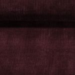 Stricksweat - Chenille Gerippt Weinrot