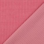 Sweat en maille - Chenille côtelé rose