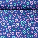 Jersey - Coeurs Paillettes Cobalt