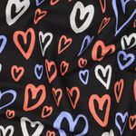 Jersey - Kimaltavat sydämet musta