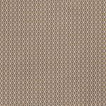 Tissu pantalon - Bengaline marron à motifs losanges