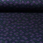 Romanit-Jersey - Bogenmuster Lila