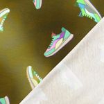 Jersey - Digitale print Sneakers Khaki