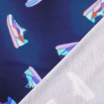 Jersey - Digitale Print Sneakers Marine