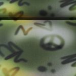 Jersey - Digitaldruck Graffiti Malerei Khaki