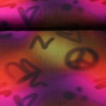 Jersey - Digitaldruck Graffiti Malerei Multicolor 