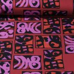 Jersey - Digitaldruck Spraybilder Rot