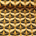 Sommersweat - French Terry Blumen Senfgelb Angeraut