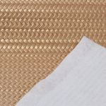 Simili synthétique - Tressé bronze-1