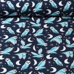 Organic Jersey - Hamburger Liebe Digitale Print Midnight Flock Navy