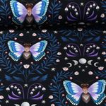 Bio Sweat - Hamburger Liebe Digitale Print Middernachtmot Zwart Blauw