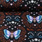Bio Sweat - Hamburger Liebe Digitaldruck Midnight Luna Moth Schwarz Rost