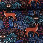 Organic Canvas - Hamburger Liebe Digitaalinen tulostus Midnight Noctum Life Musta