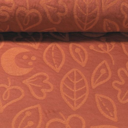 Sweat bio - Hamburger Liebe Midnight Woodland Matelassé Orange