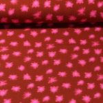 Bio Sweat - Digitale print Middernacht vallende sterren Bruin